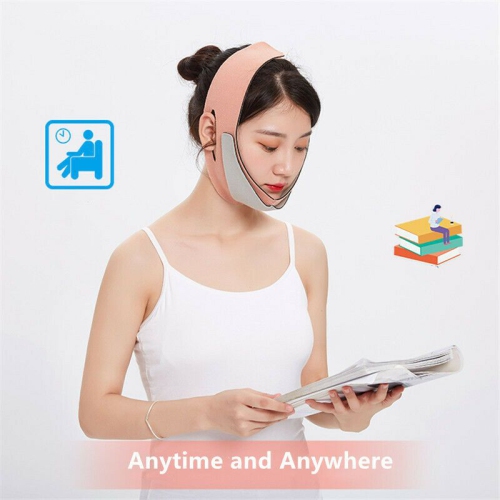 ISTAR Double Chin Reducer, Face Slimming Strap Facial Weight Lose Slimmer Device, Pain Free V-Line Chin Cheek Lift Up Band Anti Wrinkle Eliminates