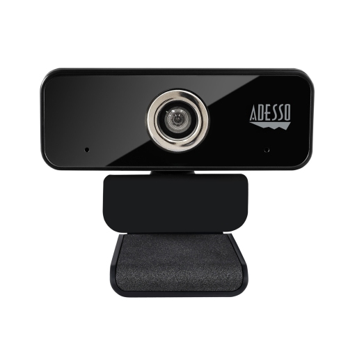 Adesso CyberTrack 6S, 4K 8 Megapixel Ultra HD Manual Focus Webcam with built in Microphone & Privacy Shutter
