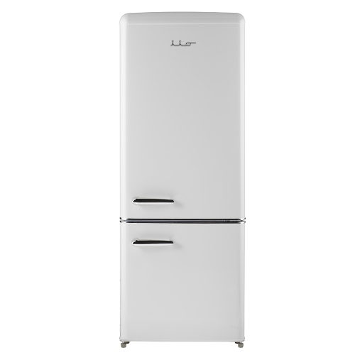 IIO  7 Cu. Ft. Retro Refrigerator With Bottom Freezer In Frost In White