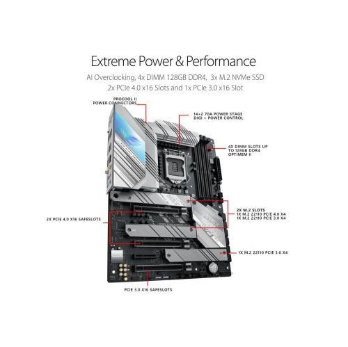 Asus ROG Strix Z590-A GAMING WIFI Desktop Motherboard - Intel