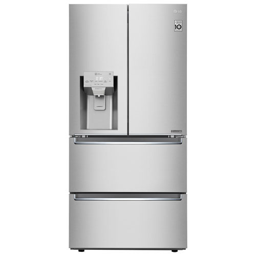 LG 33" 18.3 Cu Ft French Door Refrigerator -Stainless Steel - Open Box - Perfect Condition