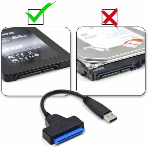 USB 3.0 to SATA External Converter Adapter Cable Lead for 2.5" HDD SSD SATA III