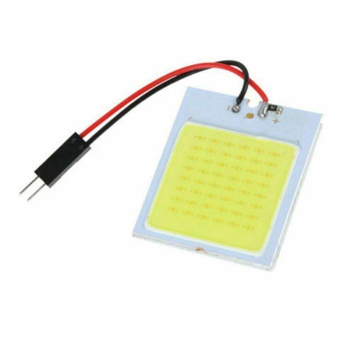 20PCs White Panel 48 SMD LED Car Interior Panel Light Dome Lamp Bulb Plate Light