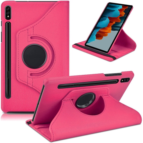 XCRS  Samsung Galaxy Tab S7 11 Inches 2020 360° Swivel Rotating Case, (Model Sm-T870/t875/t878), Multi-Angle Viewing Stand, Pu Leather Case, Auto