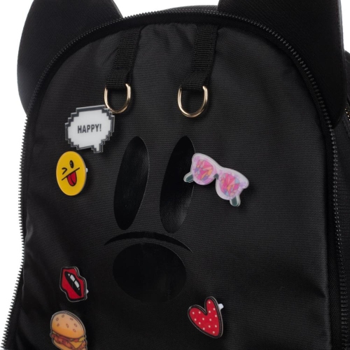 Disney Mickey Mouse Cartoon Faux Leather Mini Backpack