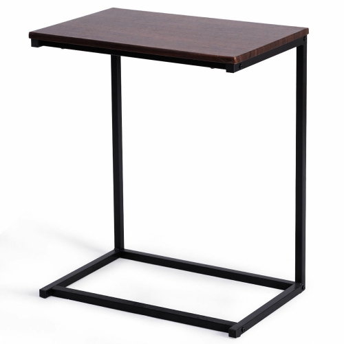 Costway 22"x14"x26" Sofa Side End Table Laptop Holder Multiple Stand Desk