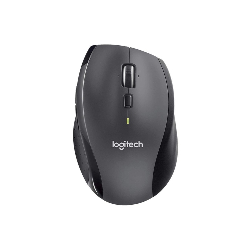 MOUSE Logitech M705 910-001935 Black 7 Buttons Tilt Wheel USB RF Wireless Optical 1000 dpi Marathon Mouse