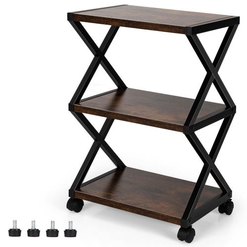 Tier Storage Shelves Printer Cart 