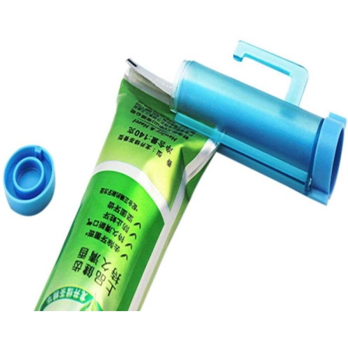 ISTAR 2x Easy Squeezer Toothpaste Roller Tube Rack Dispenser Rolling Holder Easy Squeeze Paste Dispenser Roll Holder Hanging