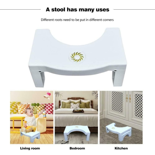 ISTAR Toilet Stool, Foldable Toilet Potty Step Stool for Adults and Kids, Splicable Poop Stool, Splicable Poop Stool