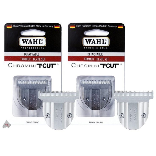 Two Pcs Wahl Professional Detachable Trimmer T-Blade Set #41584-7220