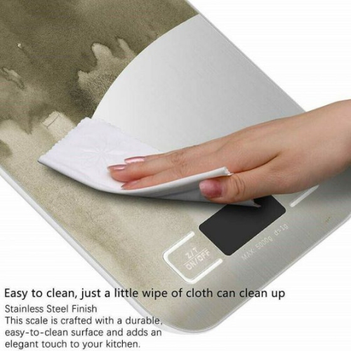 ISTAR Food Kitchen Scale, Digital Grams and Ounces for Weight Loss, Baking, Cooking, Keto and Meal Prep, Small, 304 Stainless Steel