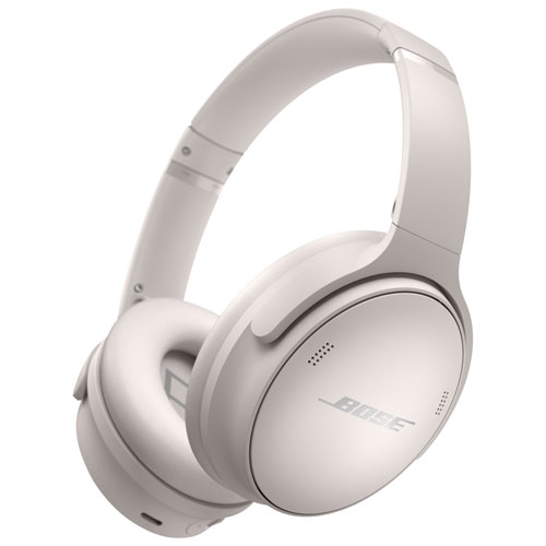 Casque d'écoute Bluetooth à suppression du bruit QuietComfort 45 de Bose - Fumée blanche