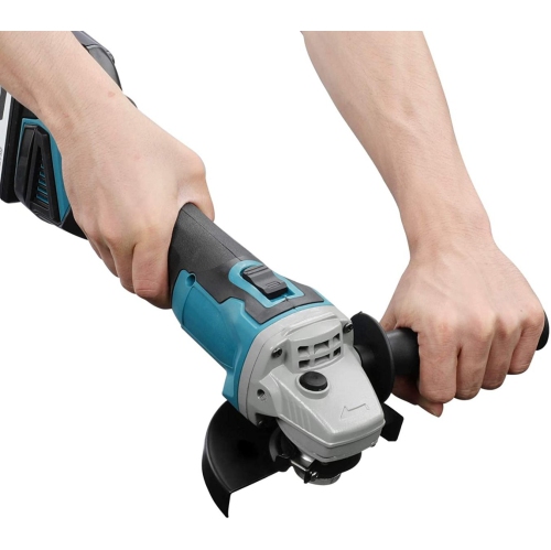 ISTAR Cordless Angle Grinder, 18V Brushless Cut-off Tool/Angle Grinder 2-Position Anti-Vibration Handle 1 Wrench For Makita 18V, Tool Only