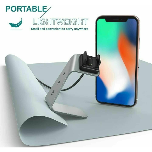 ISTAR Charger Dock Compatible with Fitbit Charge 3 / 4, Charging Stand Cable Cord Station Cradle Base Replacement Accessories with 4.2 ft USB Cable