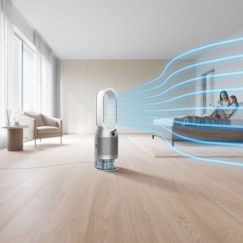 Image 12 de 17.. Purificateur d'air Purifier Humidify + Cool PH03 de Dyson avec filtre HEPA - Blanc/Argenté