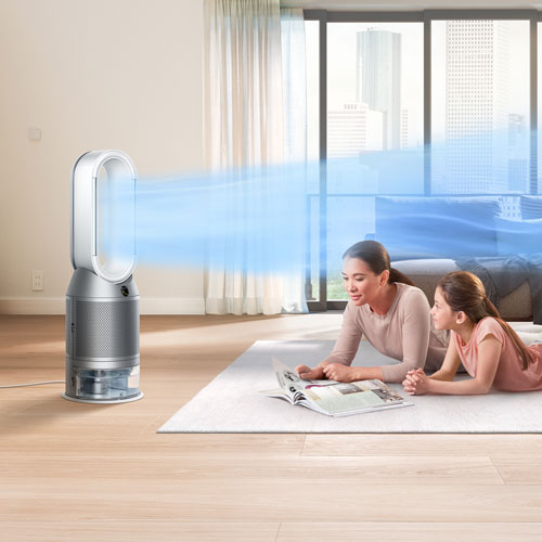 Image 15 de 17.. Purificateur d'air Purifier Humidify + Cool PH03 de Dyson avec filtre HEPA - Blanc/Argenté