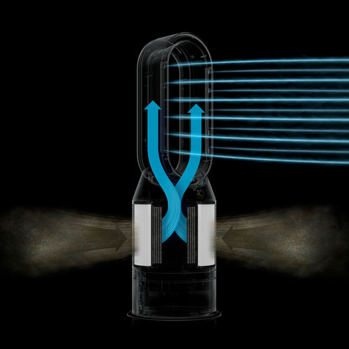Image 5 de 17.. Purificateur d'air Purifier Humidify + Cool PH03 de Dyson avec filtre HEPA - Blanc/Argenté