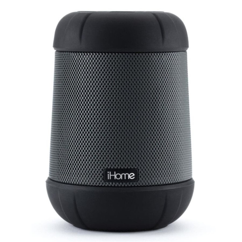 iHome IBT158V2B Bluetooth Rechargeable Waterproof Speaker w/ 360° Stereo Sound & Color Changing Accent Lighting