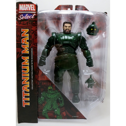 Marvel Select 9 Inch Action Figure Comic Series Titanium Man