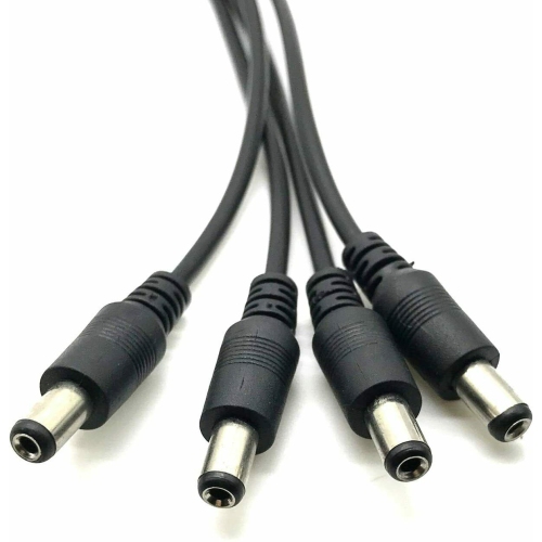 DC 1 to 4 Power Split Splitter Cable 5.5*2.1mm for CCTV Camera Security DVR