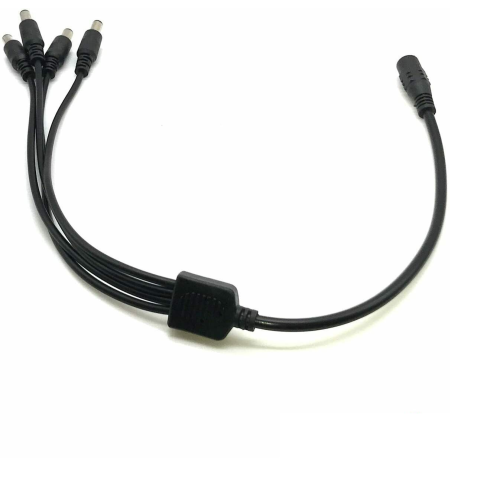 DC 1 to 4 Power Split Splitter Cable 5.5*2.1mm for CCTV Camera Security DVR