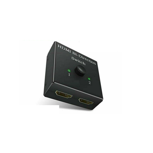 Image 1 de 8.. Répartiteur de commutateur HDMI 2.0 UHD 4K à deux sens 2x1 1x2 Hub HDCP 3D 1080p