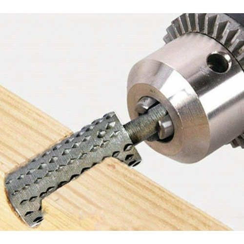 5pc Rasp Steel Rotary Burr Shape Wood Grinding Milling Shaping Drill Bit Tool