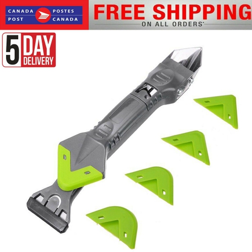 5 in 1 Silicone Sealant Remover Tool Kit Scraper Caulking Mould Removal Angle