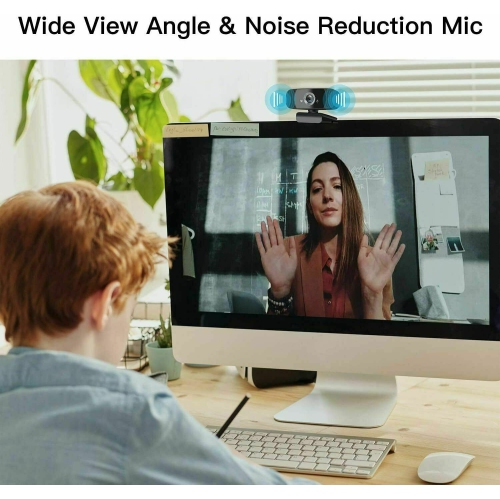 HD 1080P Webcam Mini Computer PC WebCamera with Microphone Rotatable Cameras