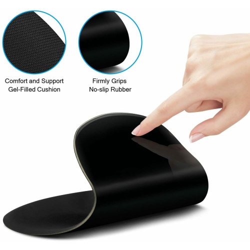 Tapis de souris ergonomique en gel de silicone pour repose-poignet de confort