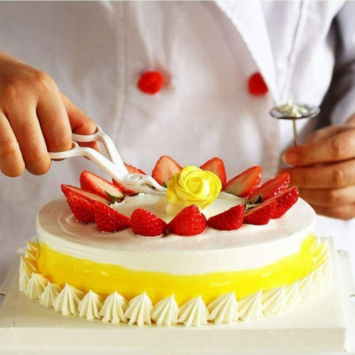 Glaçage fondant à fleurs outil de décoration à pince pour gâteau transfert de crème