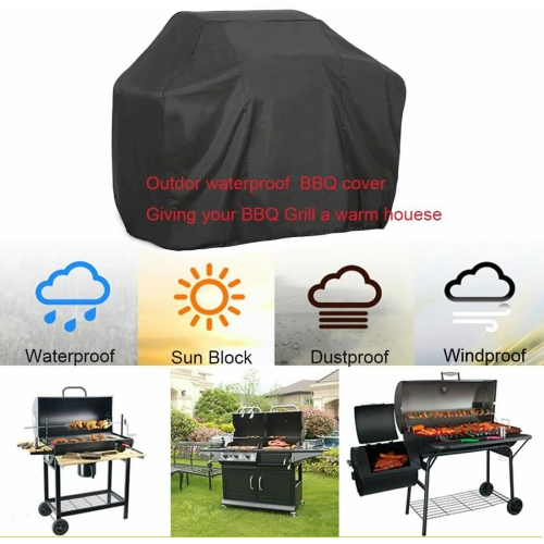 Housse de barbecue au gaz de 57&nbsp;po pour barbecue étanche, protection robuste, extérieur, CA