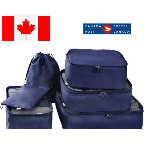 Ensemble de 6 valises/sacs de rangement de voyage format valise de rangement portatif