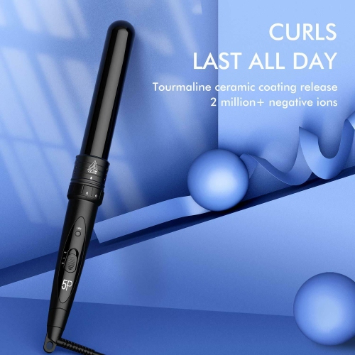 Hairstyle 5 in 1 Curler Curling Iron Ion Ceramic Switchable Curling Wand Set CA