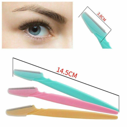 3X Women Eyebrow Razor Trimmer Face Hair Removal Safety Shaper Shaver Tool CA
