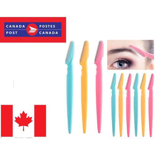 3X Women Eyebrow Razor Trimmer Face Hair Removal Safety Shaper Shaver Tool CA