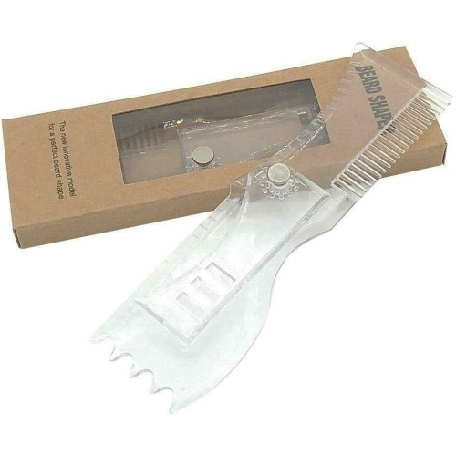 Style Beard Trim Template Men Modelling Tool Shaping Comb Trim Guide Shaver Tool