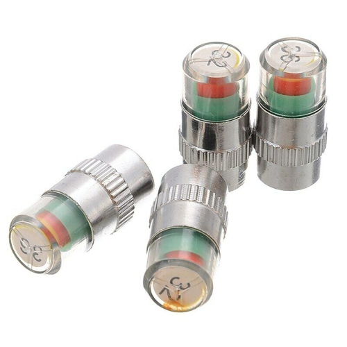 Car Tire Pressure Monitor Valve Warning Cap Sensor Indicator Eye Alert Caps