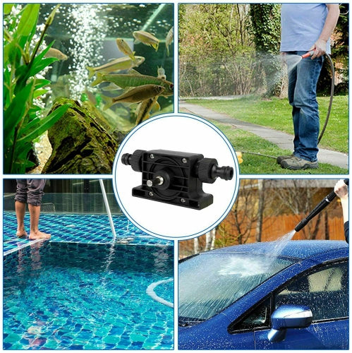 Portable Electric Drill Pump Self Priming Transfer Pump Oil Fluid Water Pump CA