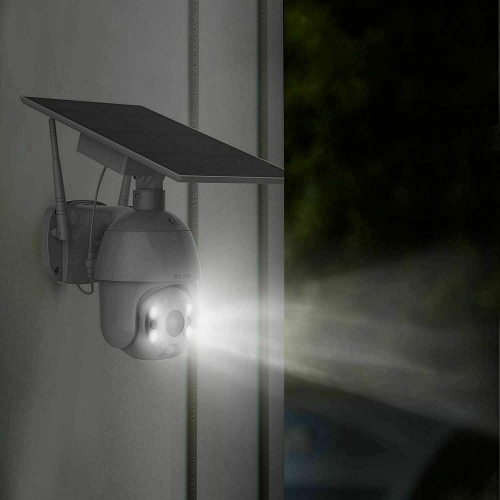 1080P Wireless Camera Outdoor Solar Powered Battery PTZ camera IP Waterproof US