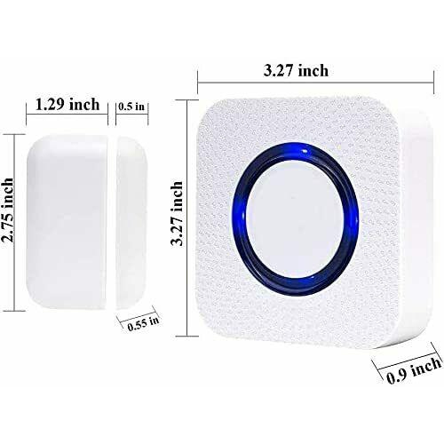 Waterproof Wireless Doorbell Kit 4 Volume Levels for Home,Office,Shops,Classroom