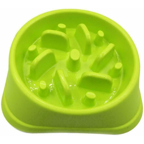 SAG  Pet Dog Cat Slow Food Healthy Anti Slip Gulp Feed Interactive Travel Dish Bowl