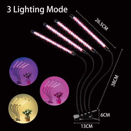 ISTAR 9 Dimmable Levels Grow Light with 3 Modes Timing Function for Indoor Plants
