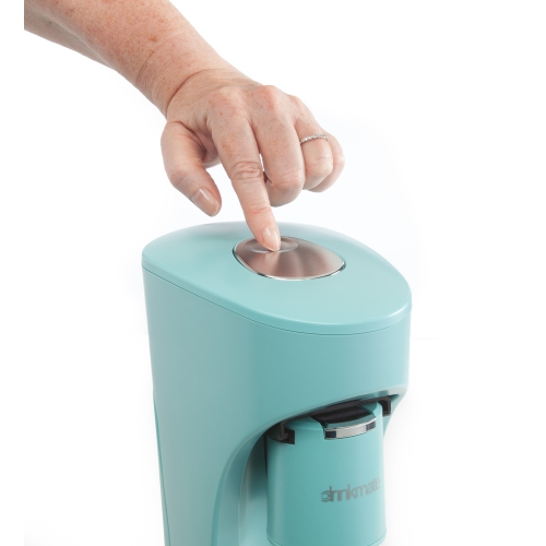 Drinkmate Machine à Gazéifier pour Eau et Boissons Gazeuses, Recharge de CO2 Non Incluse, Bleu Arctique