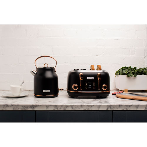 Bouilloire électrique Heritage d'Haden - 1,7 l - Noir