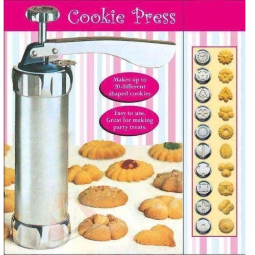 New 20Pcs Stainless Steel Biscuit Maker Cookie Stamp Press Bakeware Tool Silver