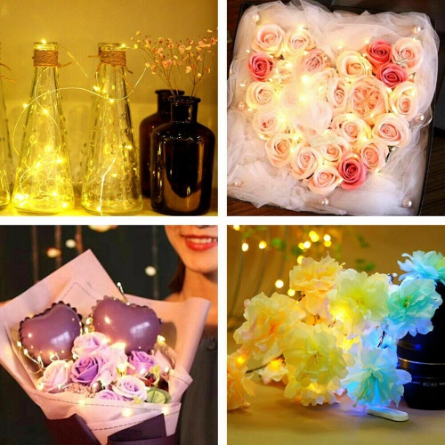 Bande lumineuse solaire DEL 30 m guirlande de lumières de Noël d'extérieur étanche jardin de Noël CA