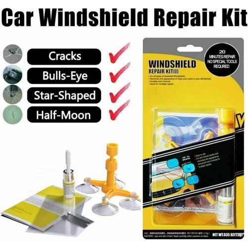 Automotive Glass Nano Repair Fluid Fix Car Windshield Resin Chip Window Crack