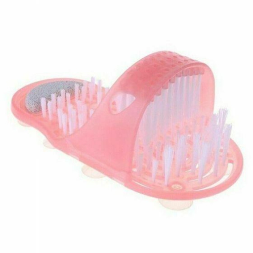 Simple Feet Cleaner Foot Scrubber Feet Shower Spa Easy Cleaning Brush Slippers